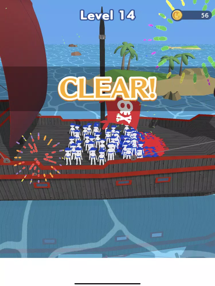 Tangkapan skrin Clone Pirates iPad 