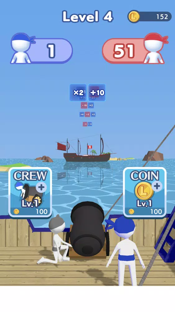 Tangkapan skrin Clone Pirates