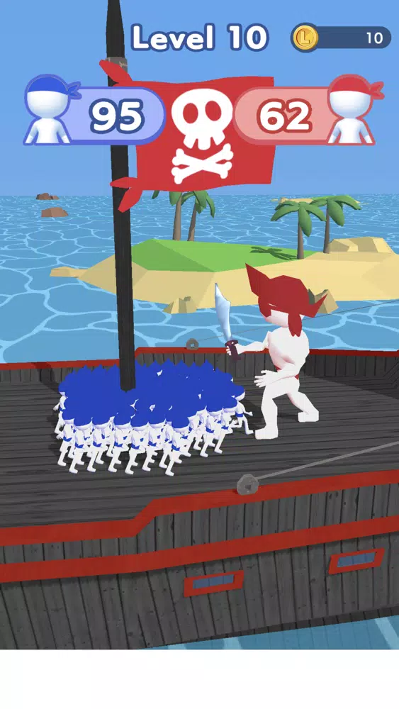 Tangkapan skrin Clone Pirates