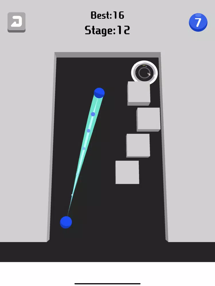 Tangkapan skrin Hole and Bounce iPad 