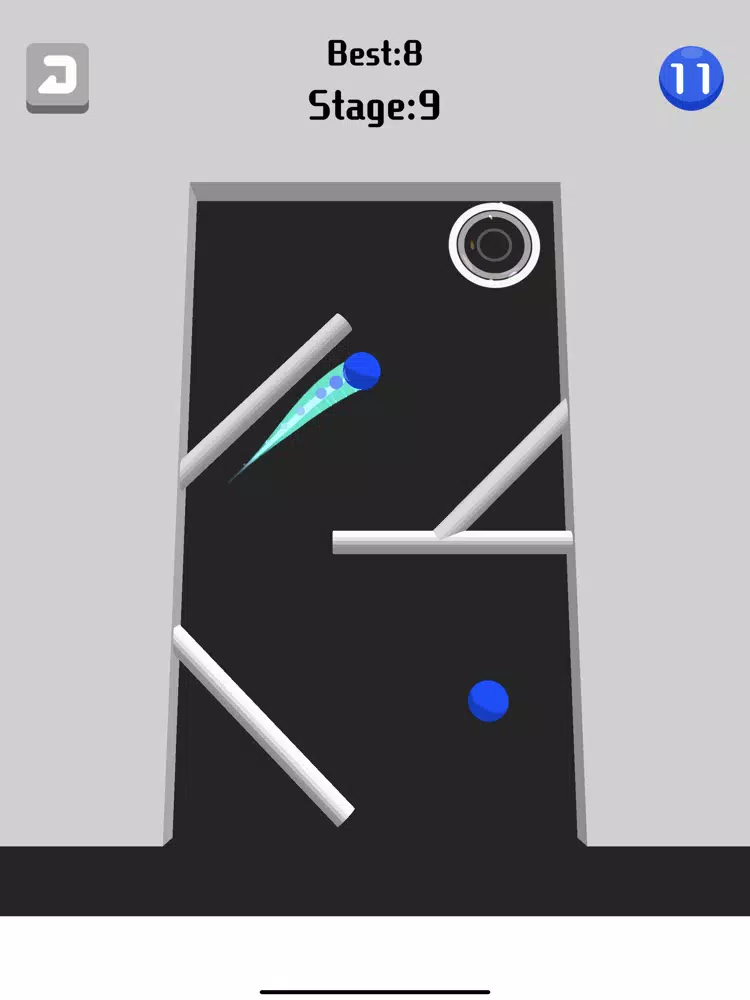 Tangkapan skrin Hole and Bounce iPad 