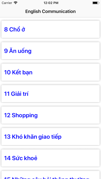 1000 câu tiếng anh giao tiếp Screenshots