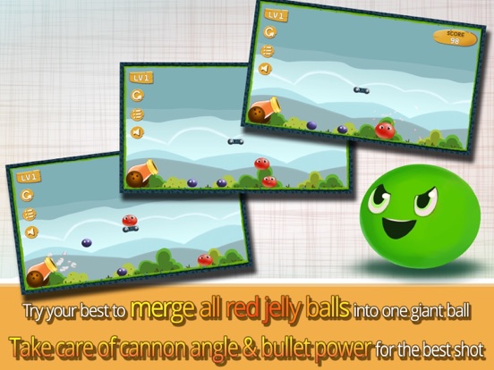 JellyCannon - Casual Puzzle Action game iPad  স্ক্রিনশট