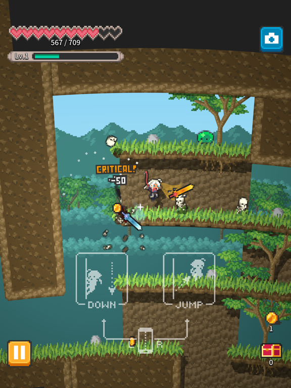 Ảnh chụp màn hình của RogueRun - Abyss Tower iPad 