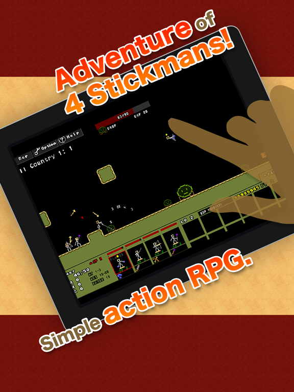 Capturas de tela do Stick Ranger iPad 