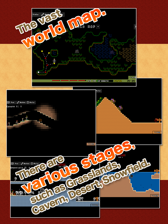 Capturas de tela do Stick Ranger iPad 