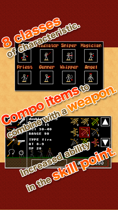 Capturas de tela do Stick Ranger