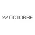 22 OCTOBRE 公式アプリ