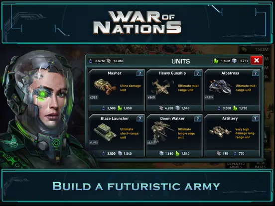War of Nations: PvP Conflict iPad Screenshots