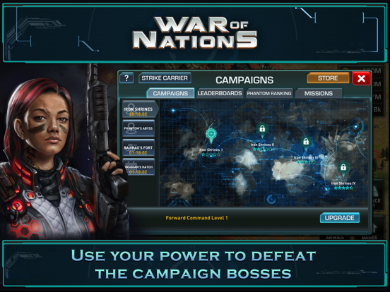Tangkapan skrin War of Nations: PvP Conflict iPad 