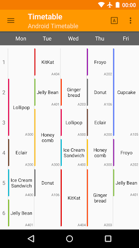 Classnote : Simple Timetable Screenshots