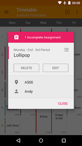 Classnote : Simple Timetable Screenshots