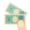 お金ならべ