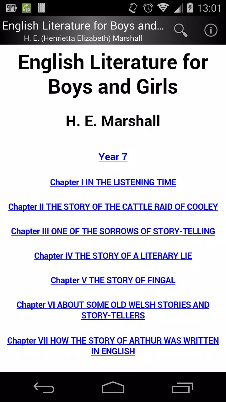 Guide to English Literature Screenshots