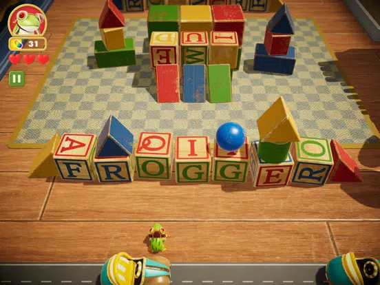 Frogger in Toy Town iPad Screenshots