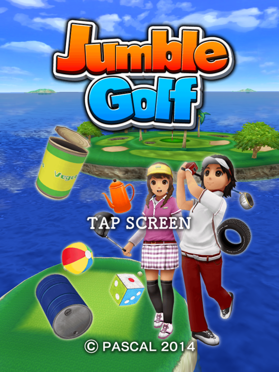 Captures d'écran de Jumble Golf : 150 Game Courses Challenge! iPad 