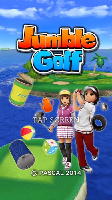 Captures d'écran de Jumble Golf : 150 Game Courses Challenge!