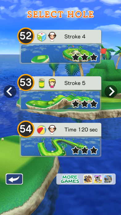 Captures d'écran de Jumble Golf : 150 Game Courses Challenge!