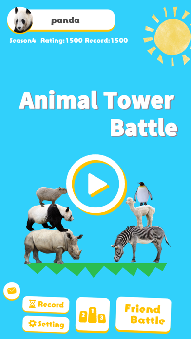 Capturas de tela do AnimalTower Battle