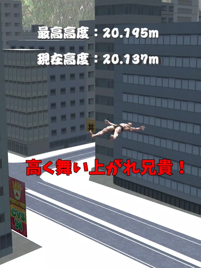 筋肉兄貴の胴上げ！ iPad 應用截圖