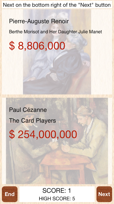 Which painting is expensive? Screenshots