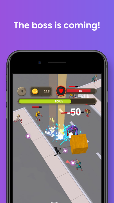 Capturas de tela do Blockchain Zombie