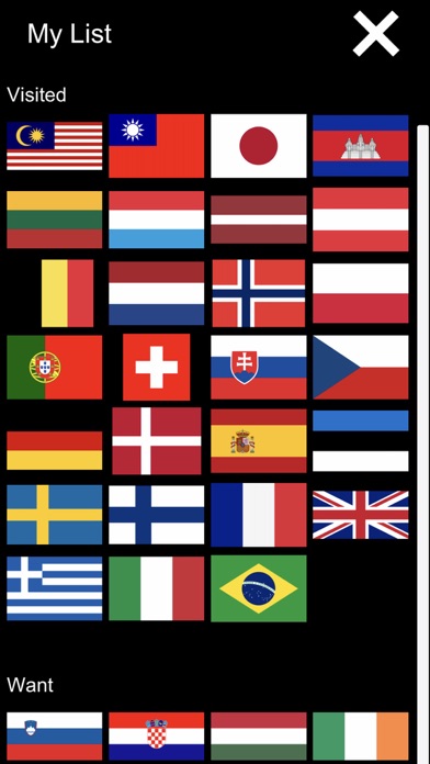 World Flag Map Screenshots