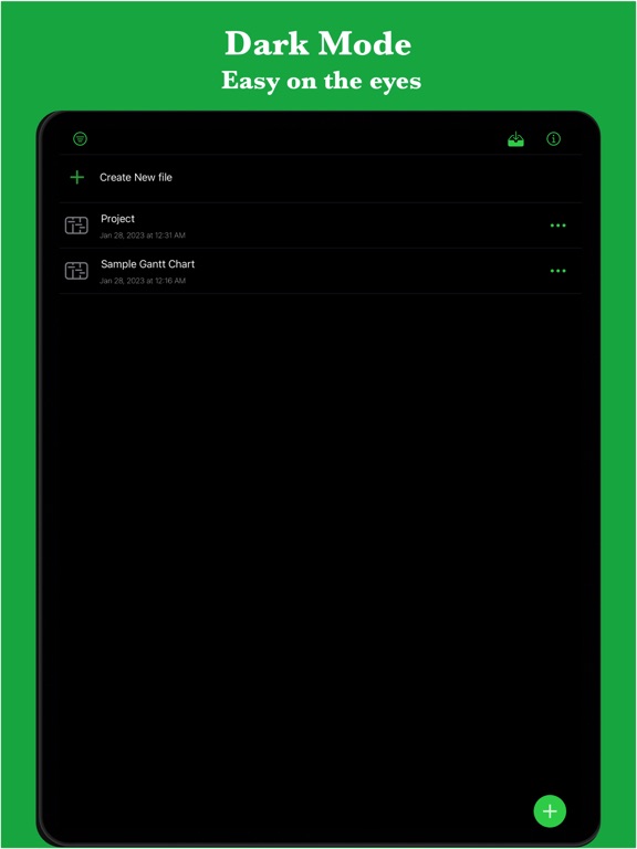 iGanttChart: Gantt Chart App iPad 应用截图