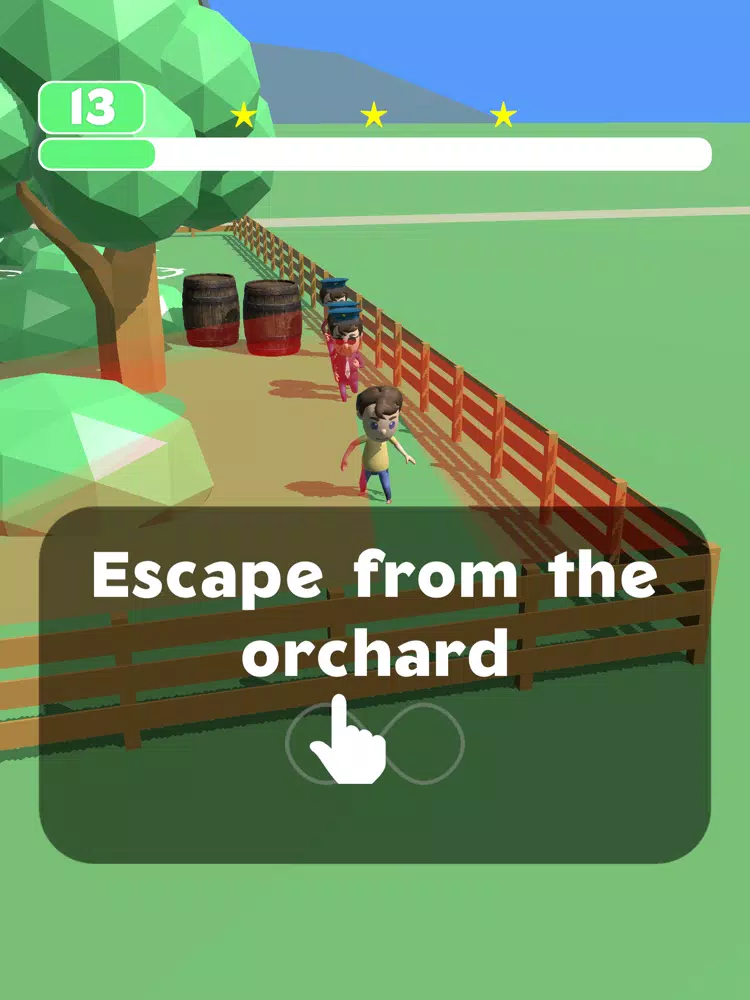 Ảnh chụp màn hình của Fruits Thief 3D iPad 