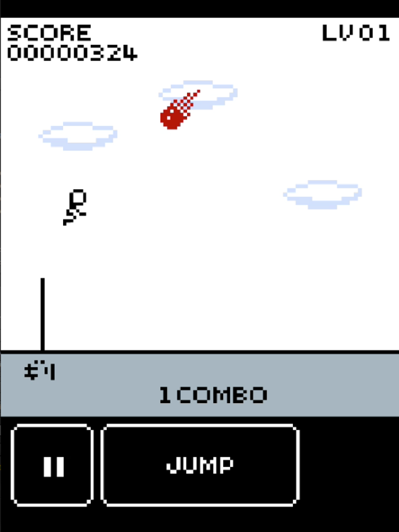 Jumping Stick Man Fire Meteor iPad  Screenshots