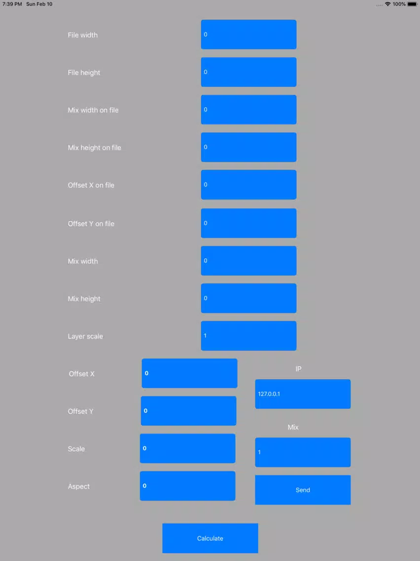 Catalyst Mix Calculator iPad Screenshots
