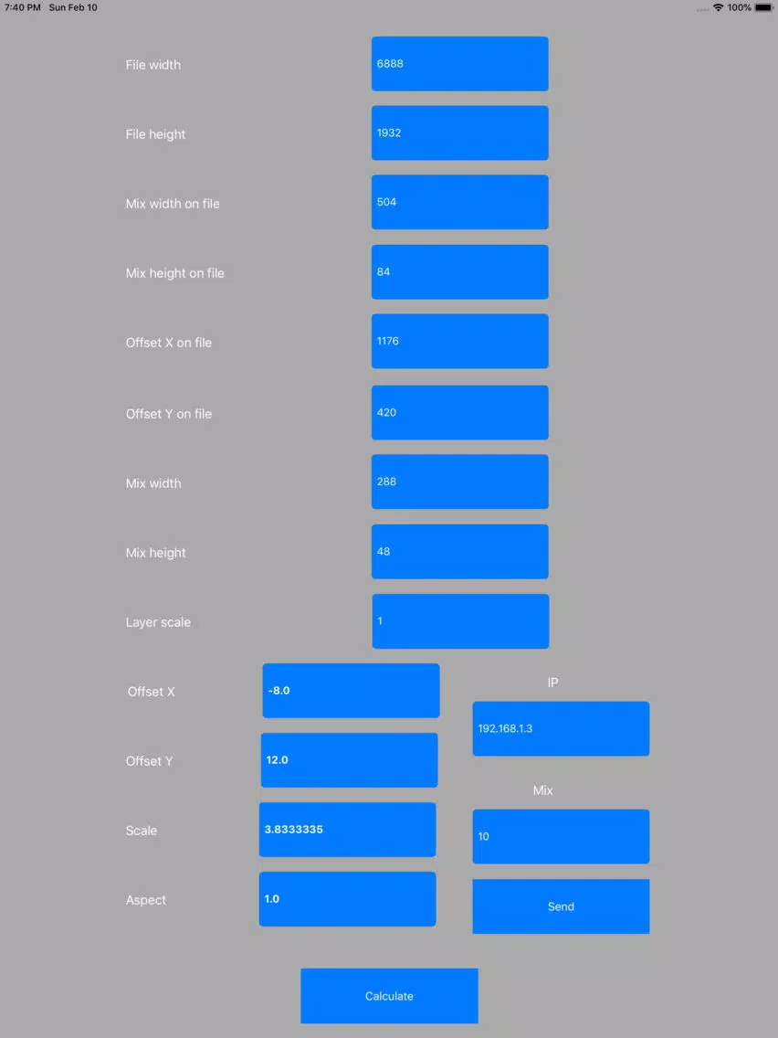 Catalyst Mix Calculator iPad Screenshots