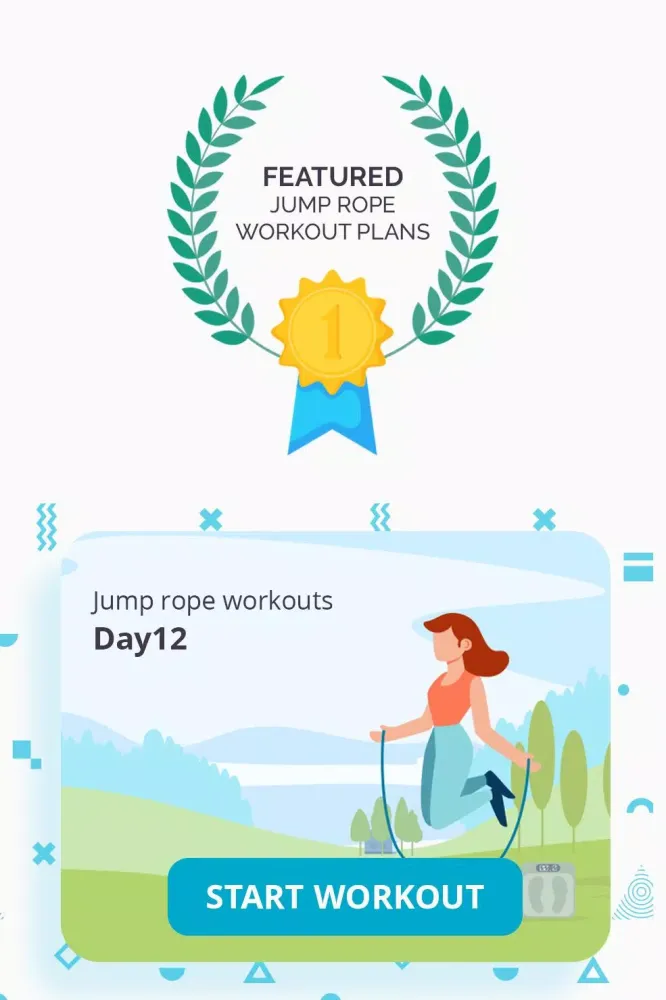 Jump Rope Workout App Screenshots