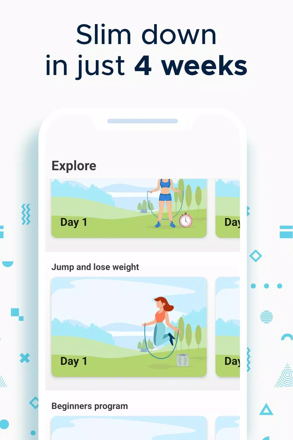 Jump Rope Workout App应用截图