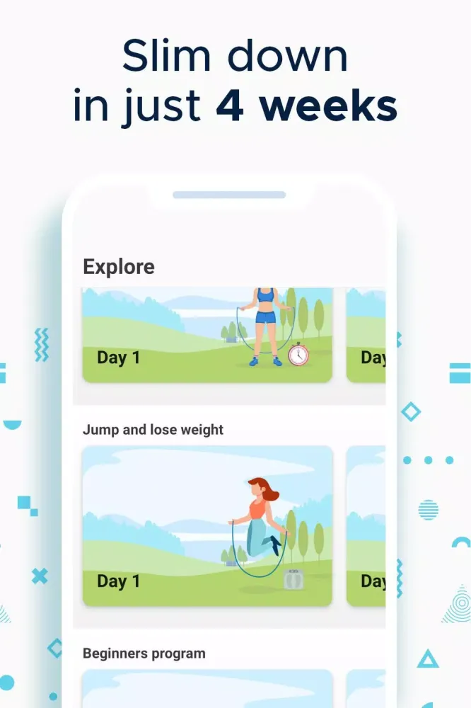 Jump Rope Workout App Screenshots