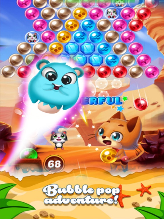 Cat Shoot Bubble Marble iPad Screenshots