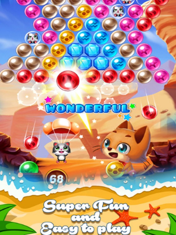 Cat Shoot Bubble Marble iPad Screenshots