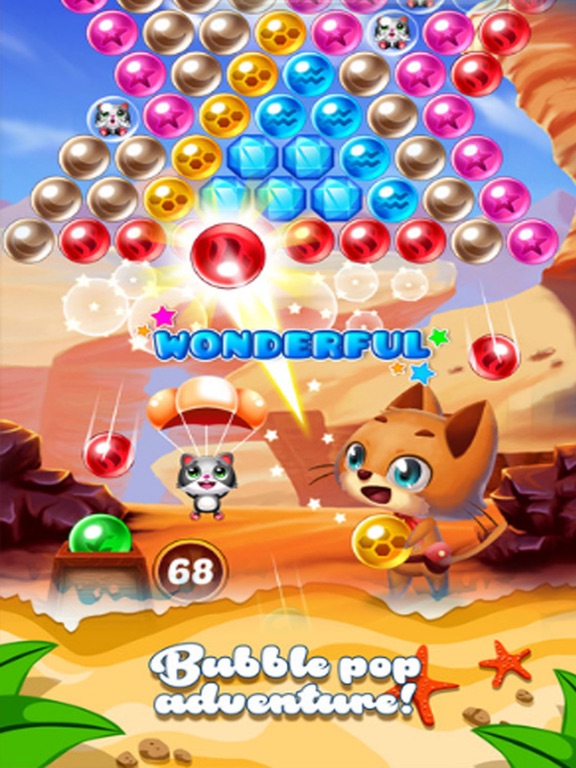Cat Shoot Bubble Marble iPad Screenshots
