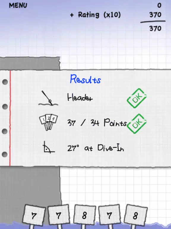Stickman Cliff Diving iPad  Screenshots