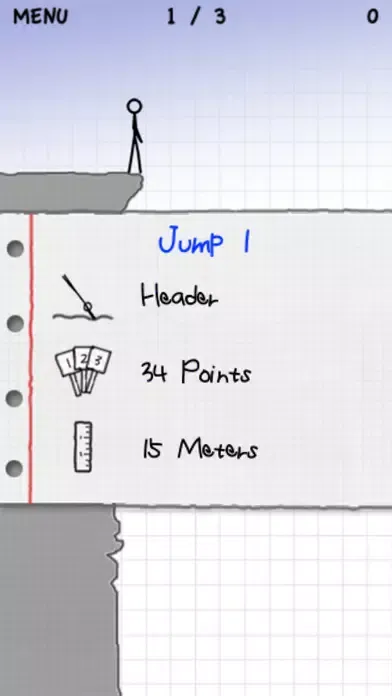 Stickman Cliff Diving Screenshots
