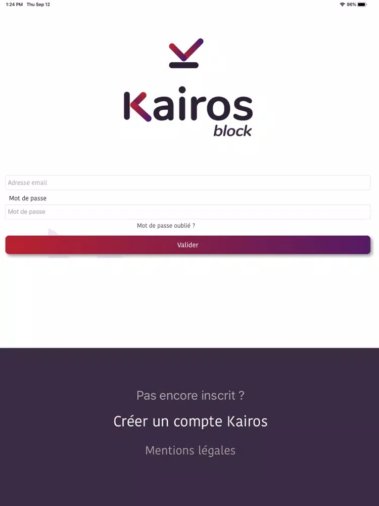 Kairos Certificats et Constats iPad Screenshots