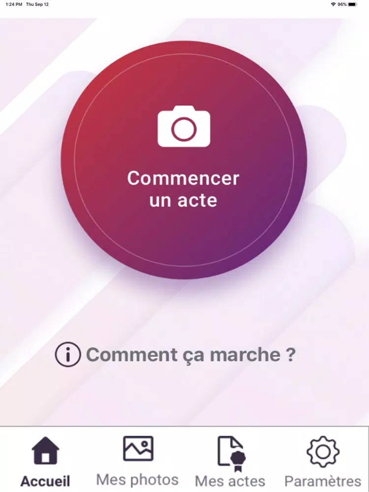 Kairos Certificats et Constats iPad Screenshots