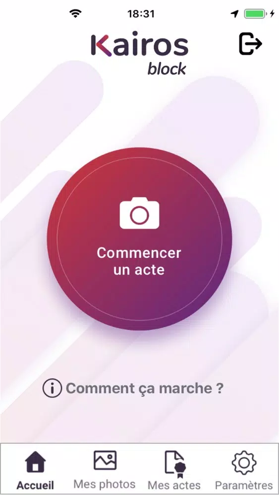 Kairos Certificats et Constats Screenshots