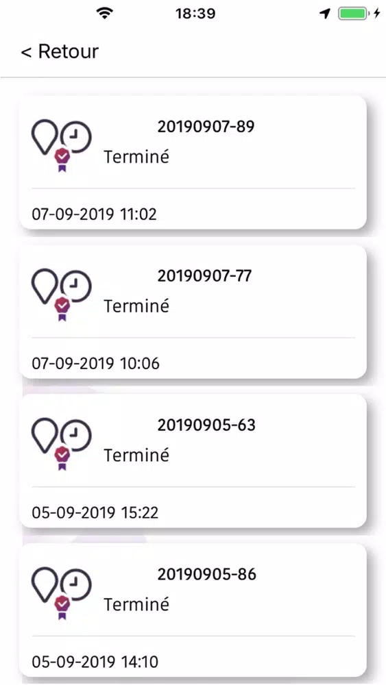 Kairos Certificats et Constats Screenshots