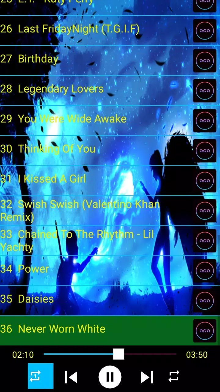 Capturas de pantalla de Katy Perry Songs