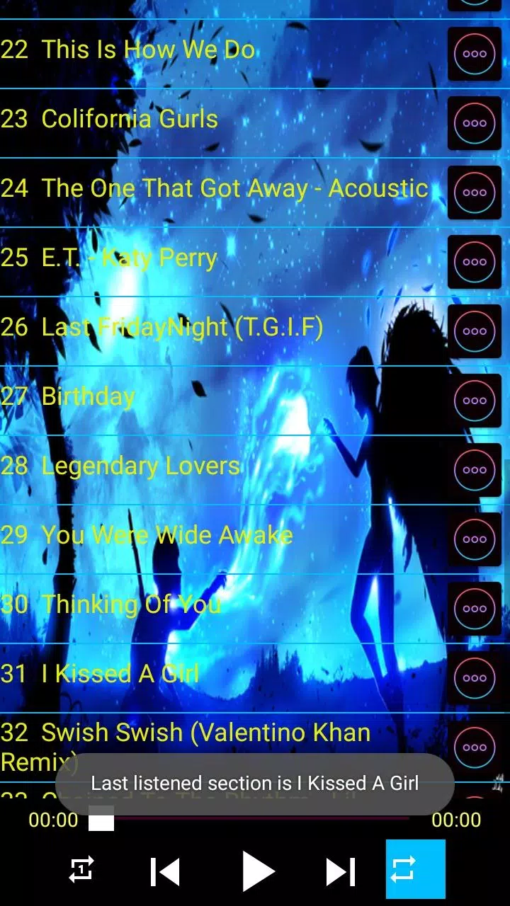 Capturas de pantalla de Katy Perry Songs