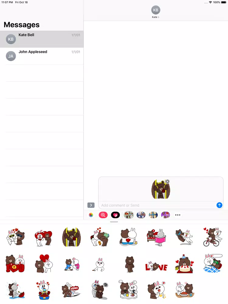 Brown & Cony's Thrilling Date iPad Screenshots