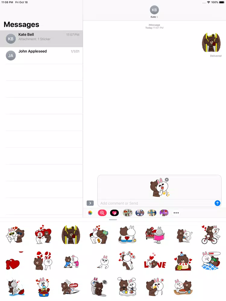Brown & Cony's Thrilling Date iPad Screenshots