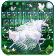 Magic Forest Unicorn Keyboard Theme