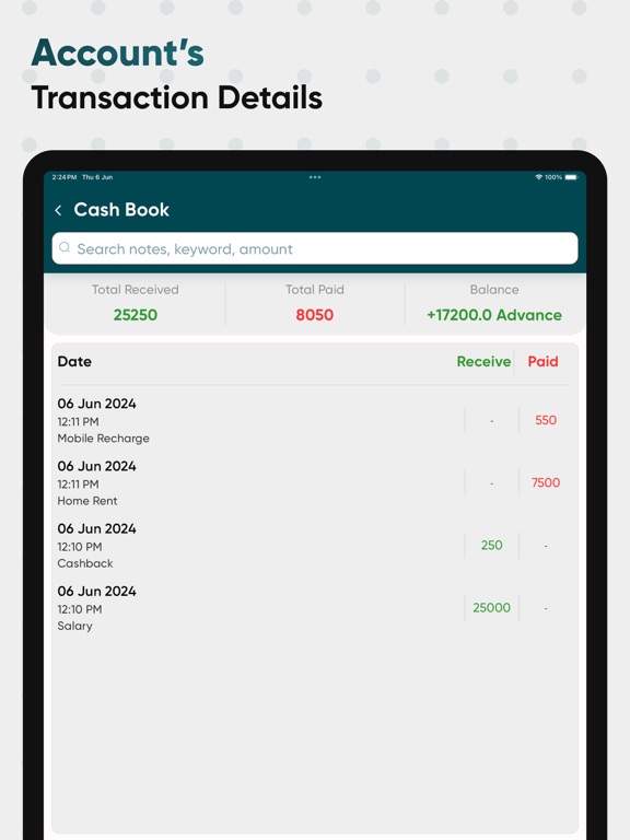 Khatabook - Credit Ledger Book iPad Screenshots
